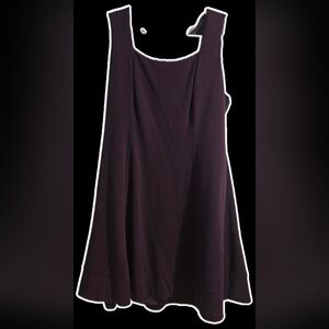 Elegant Purple Sleeveless Wedding Dress